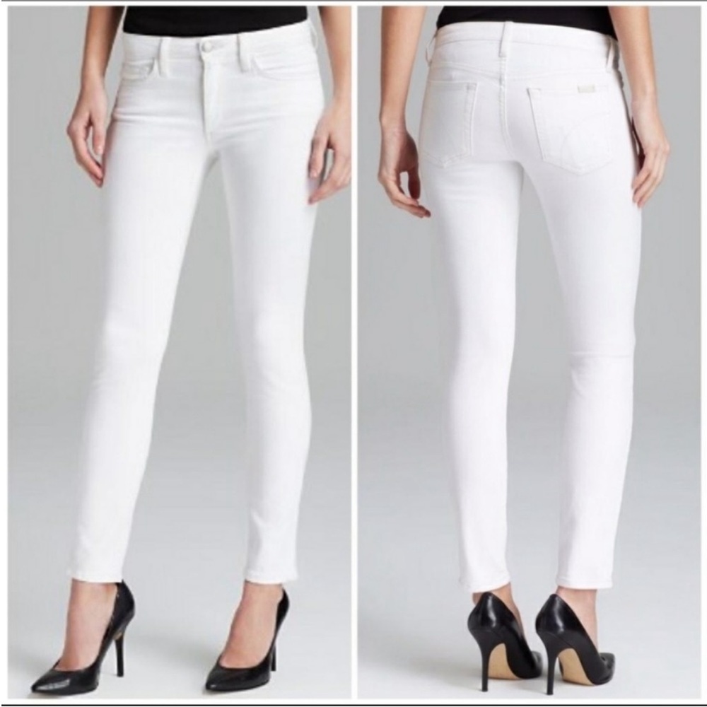 NWT Joe's Jeans Ultra Slim Fit White Skinny Jeans Jeggings RN 106214 - Size 27